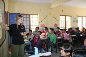 Volunteer Teaching English to youth